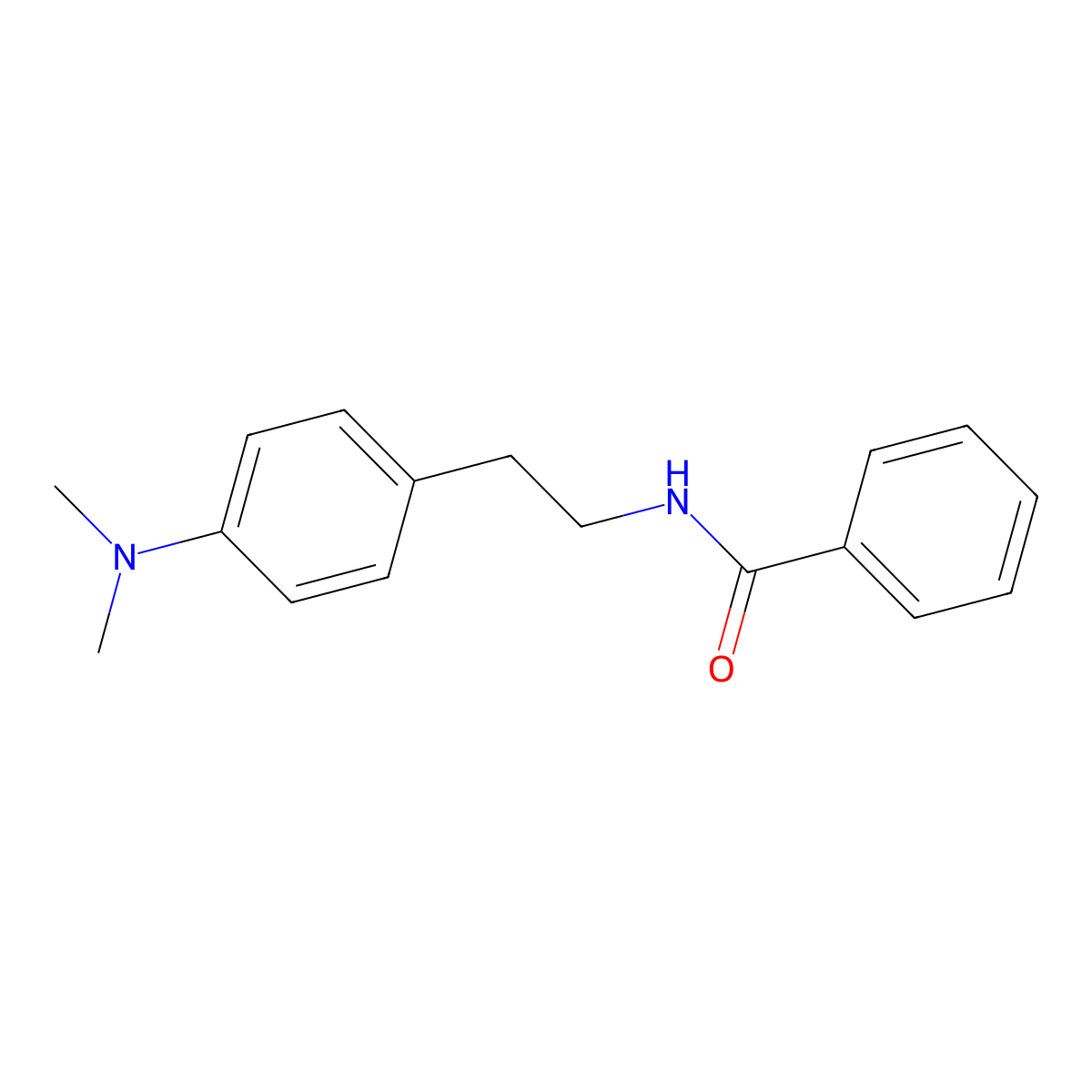 N-{2-[4-(dimethylamino)phenyl]ethyl}benzamide molecular structure, CAS 101587-49-9
