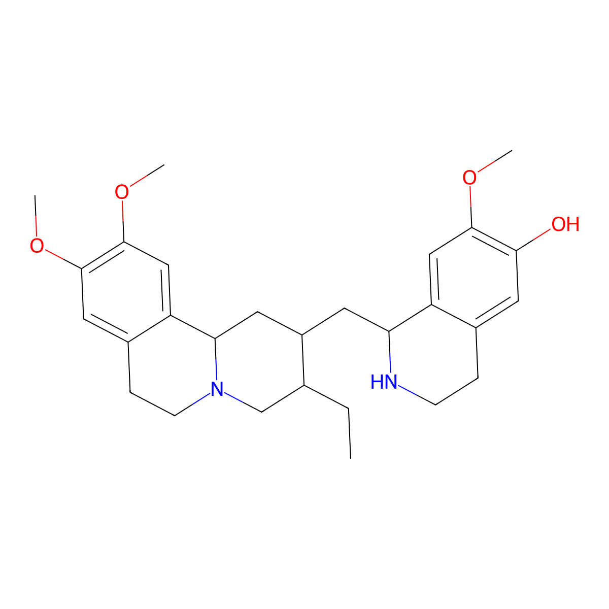 Desmethylemetine molecular structure, CAS 10159-64-5