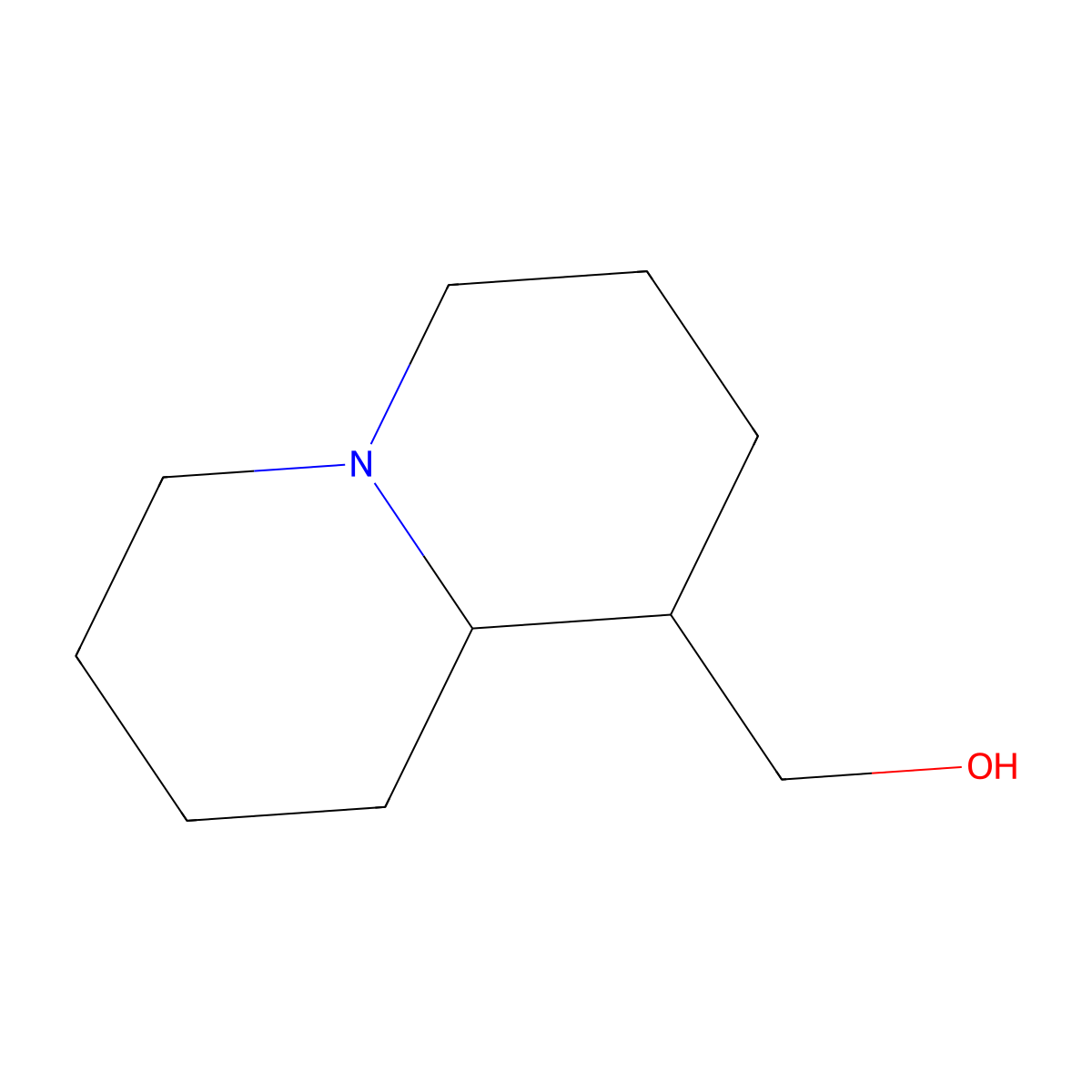 Octahydro-2H-quinolizin-1-ylmethanol molecular structure, CAS 10159-79-2
