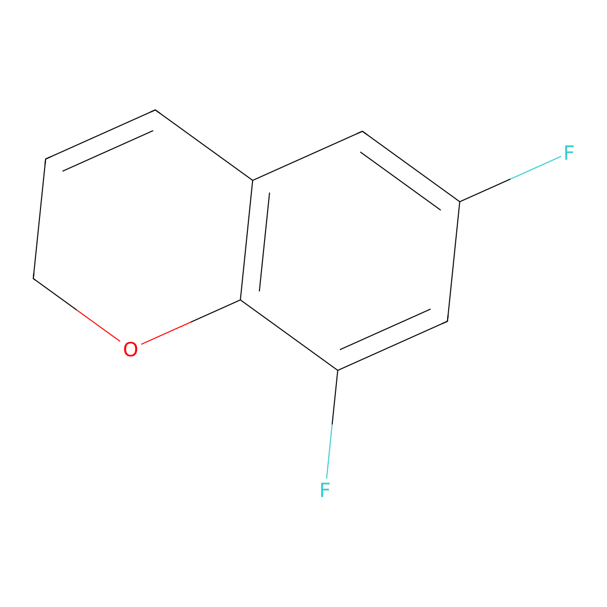 6,8-difluoro-2H-chromene molecular structure, CAS 1015938-81-4