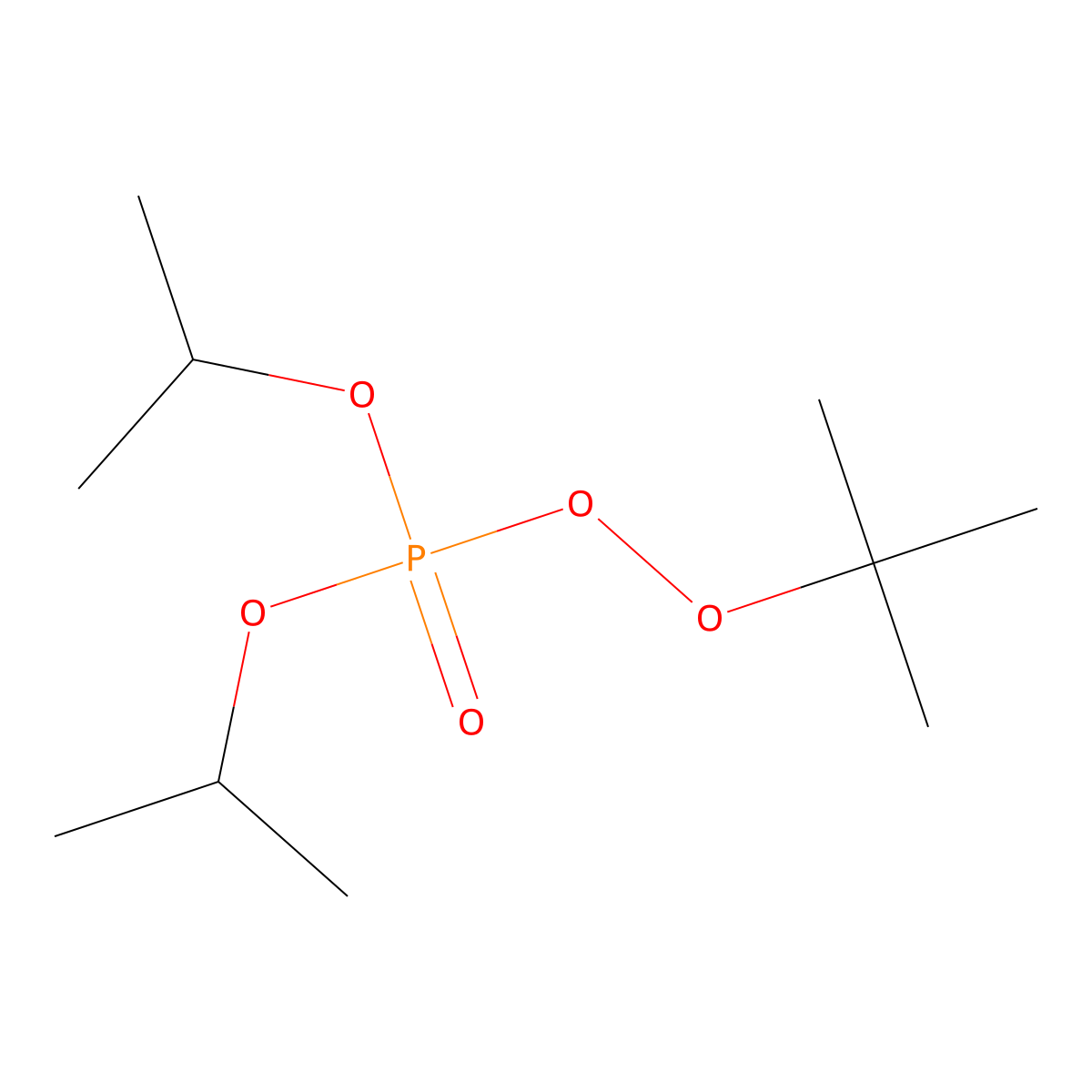 (2-Methylpropan-2-yl)oxy dipropan-2-yl phosphate molecular structure, CAS 10160-46-0
