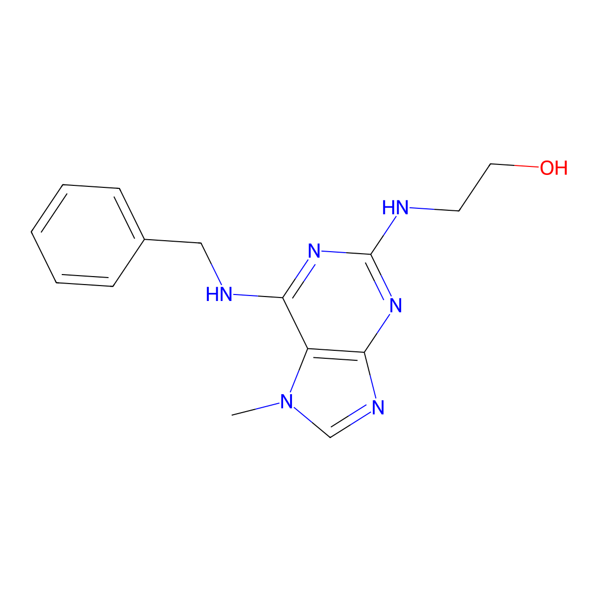 Iso-Olomoucine molecular structure, CAS 101622-50-8