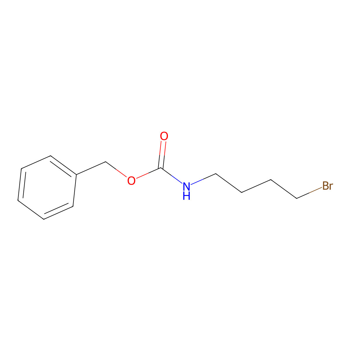Benzyl (4-bromobutyl)carbamate molecular structure, CAS 101625-10-9