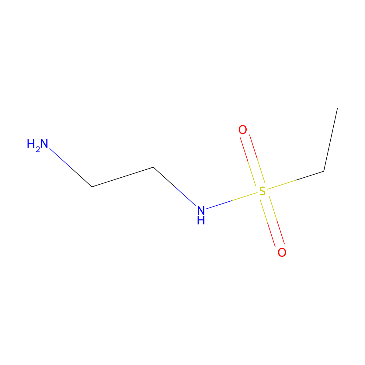 N-(2-aminoethyl)ethanesulfonamide molecular structure, CAS 1016493-12-1