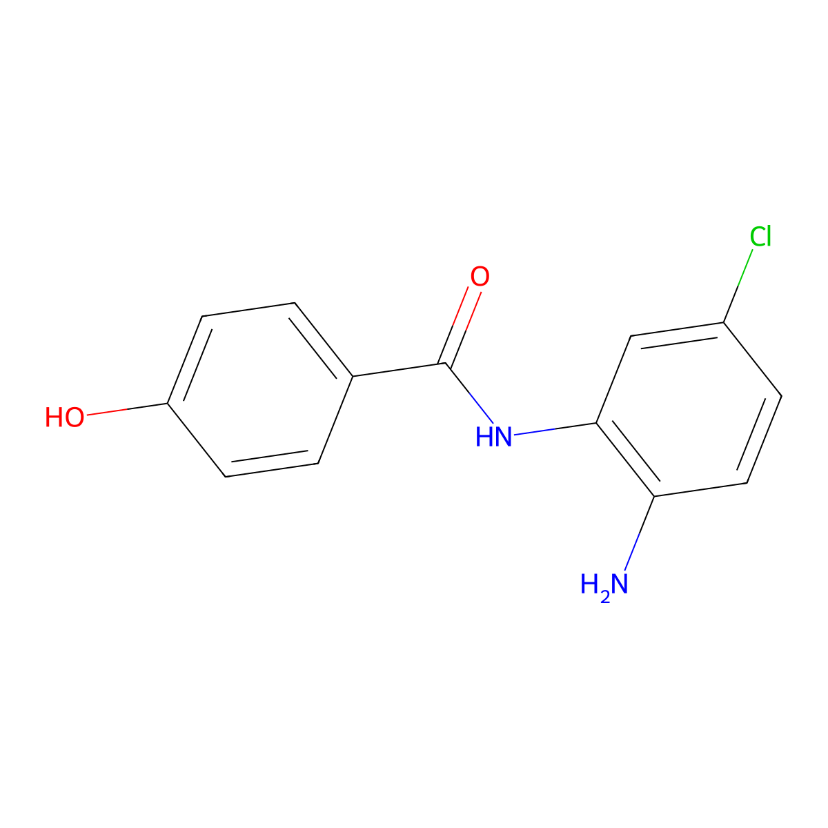 N-(2-Amino-5-chlorophenyl)-4-hydroxybenzamide molecular structure, CAS 1016495-74-1