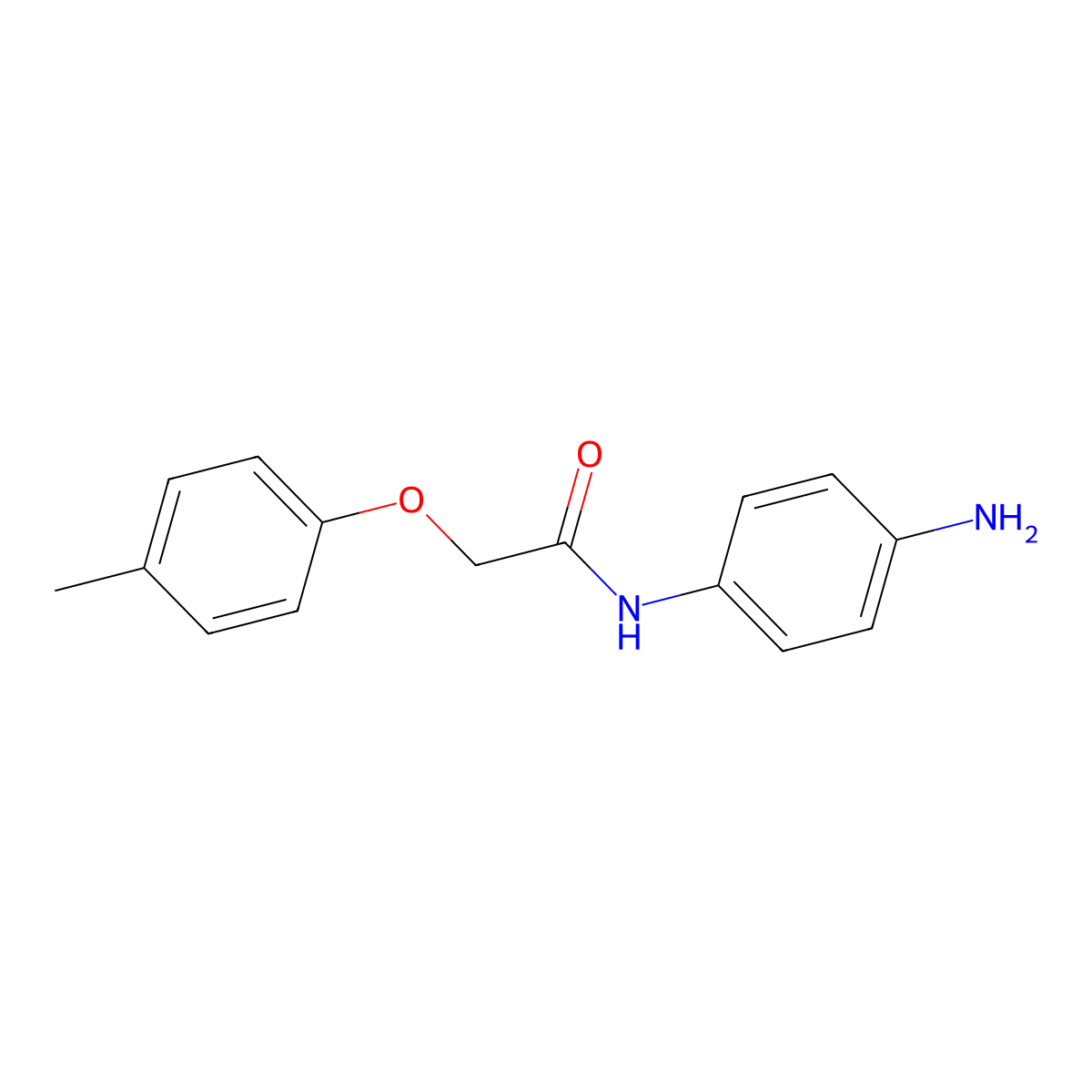 N-(4-Aminophenyl)-2-(4-methylphenoxy)acetamide molecular structure, CAS 1016495-76-3