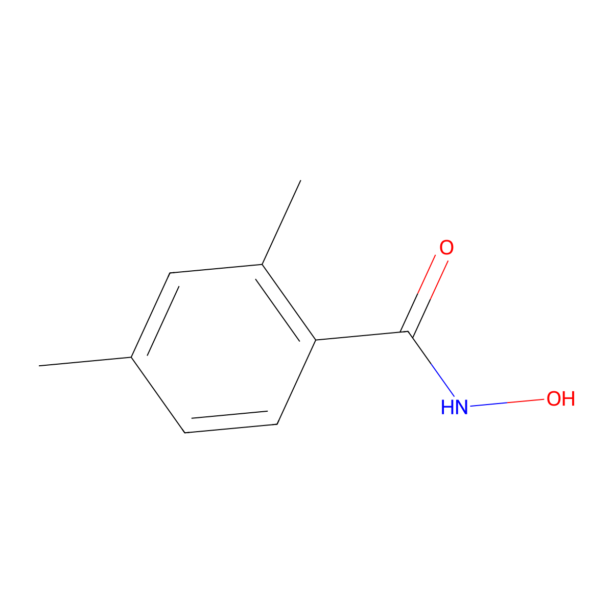 N-hydroxy-2,4-dimethylbenzamide molecular structure, CAS 1016501-42-0