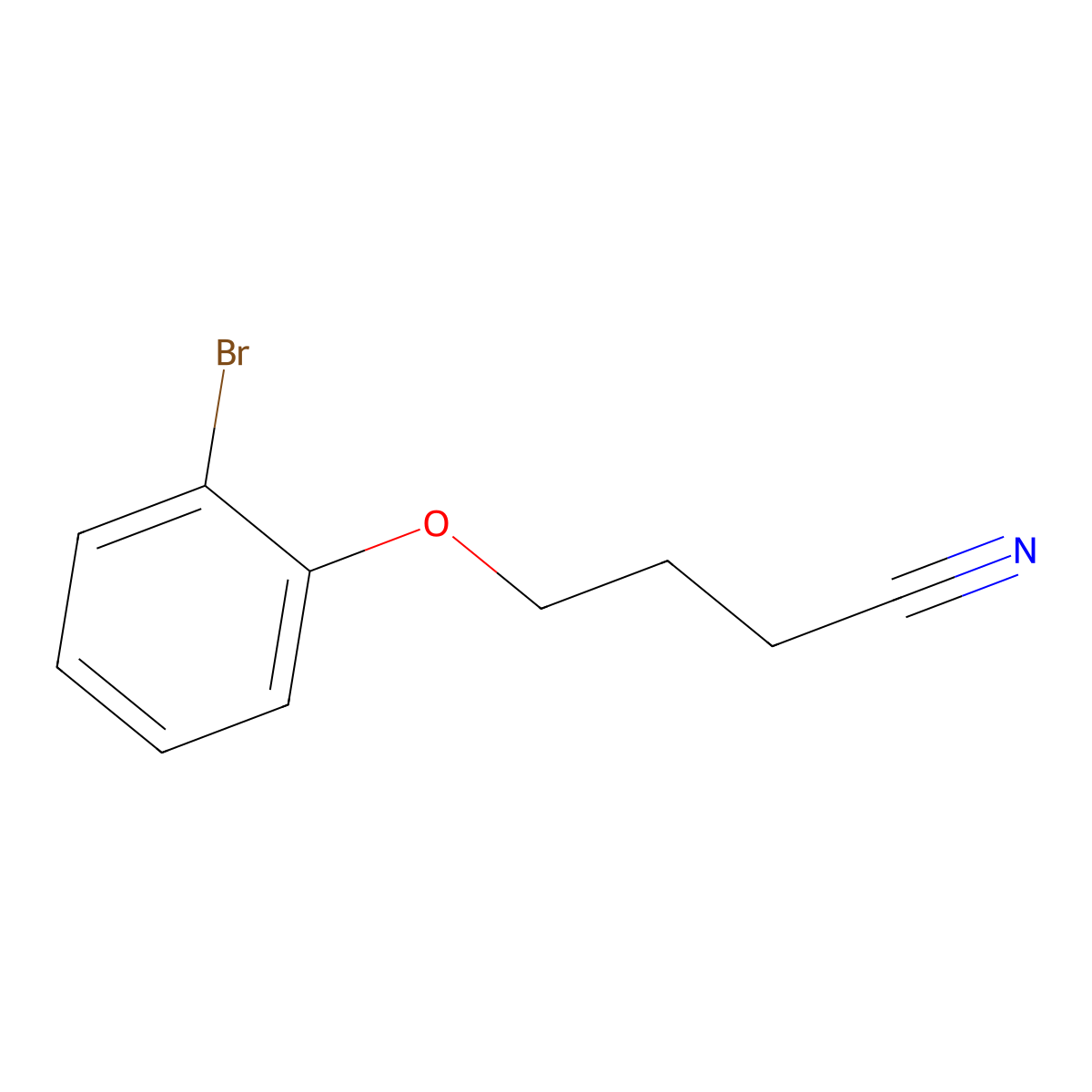 4-(2-Bromophenoxy)butanenitrile molecular structure, CAS 1016513-26-0