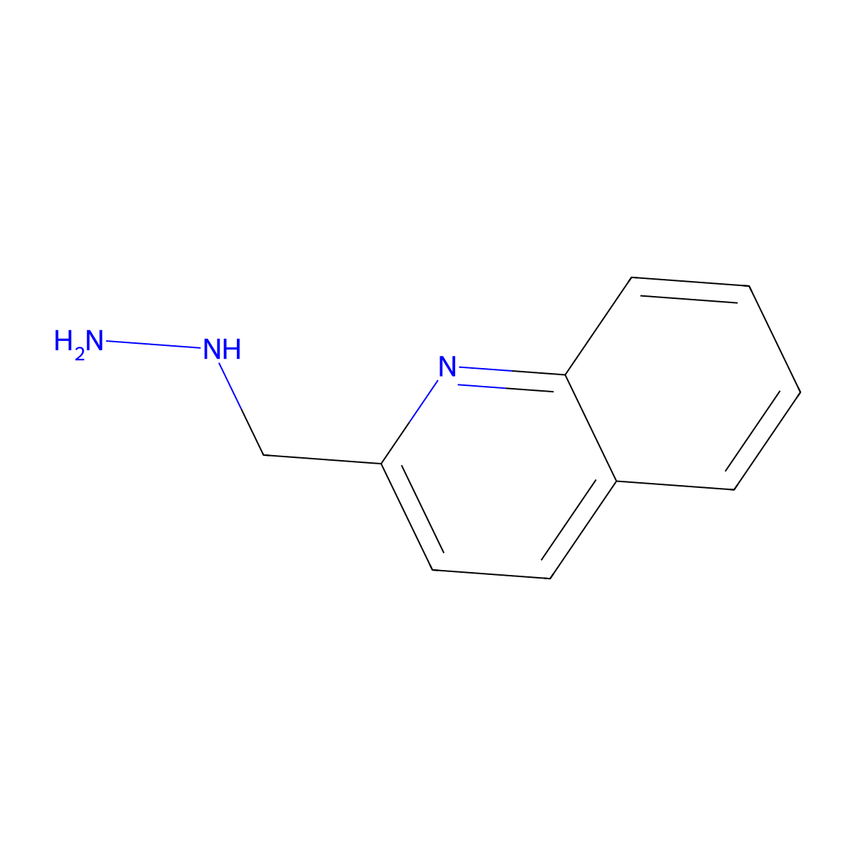 2-(Hydrazinylmethyl)quinoline molecular structure, CAS 1016513-69-1
