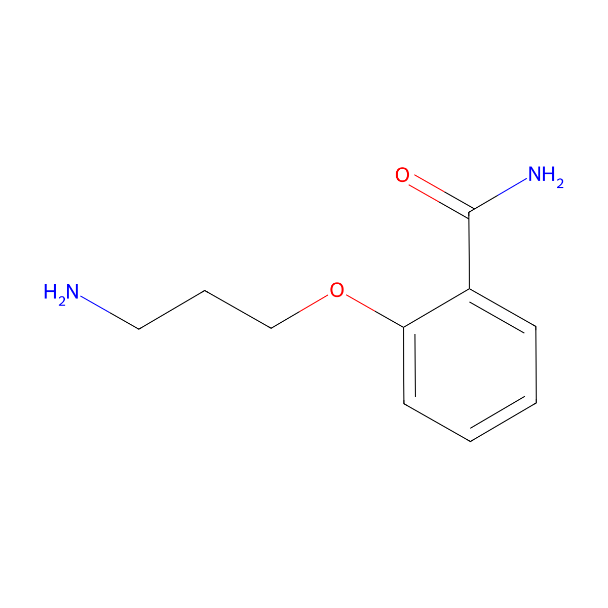 2-(3-Aminopropoxy)benzamide molecular structure, CAS 1016533-62-2