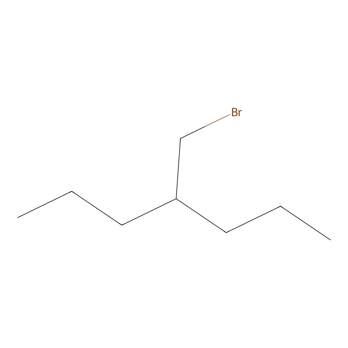 4-(Bromomethyl)heptane molecular structure, CAS 101654-29-9