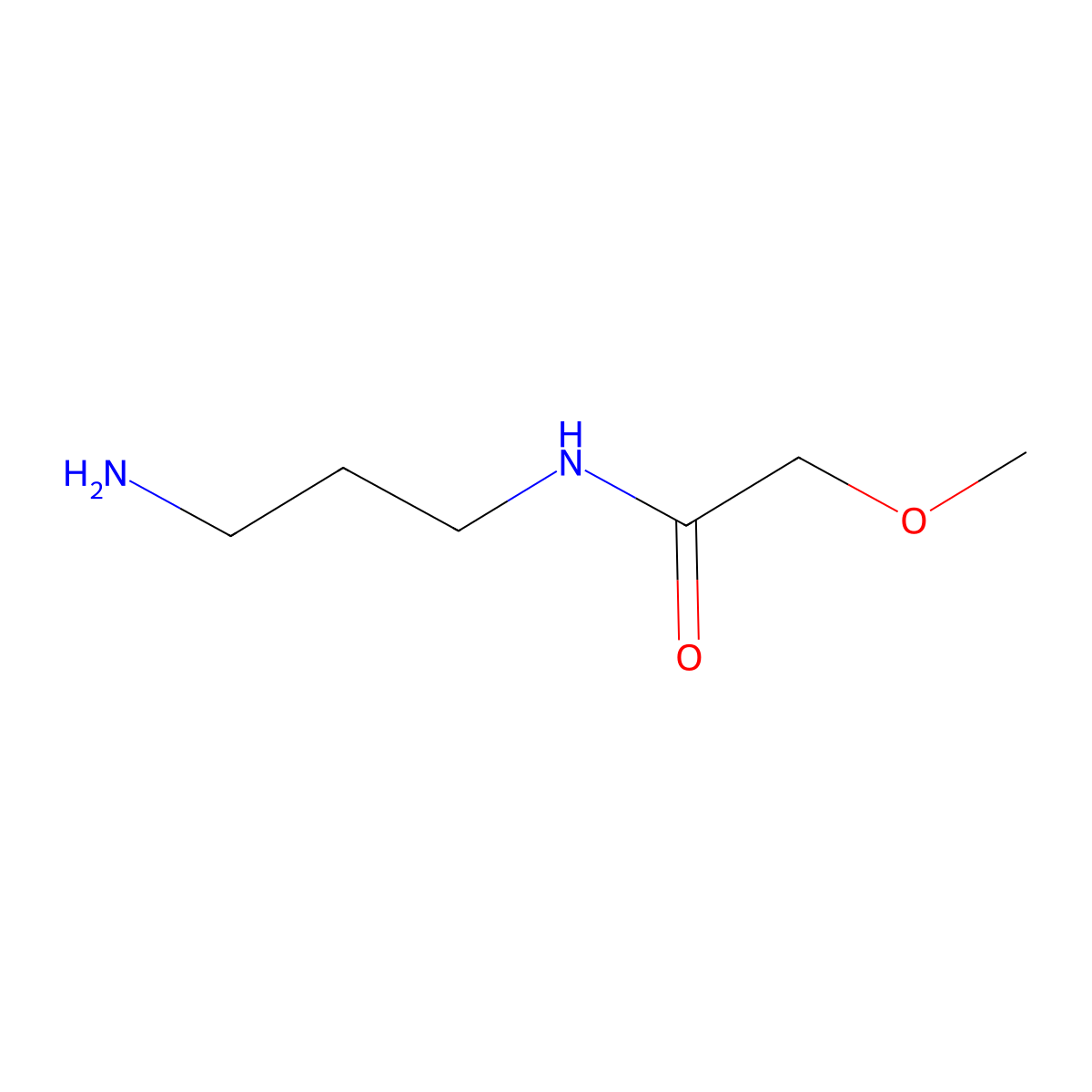 N-(3-aminopropyl)-2-methoxyacetamide molecular structure, CAS 1016679-58-5