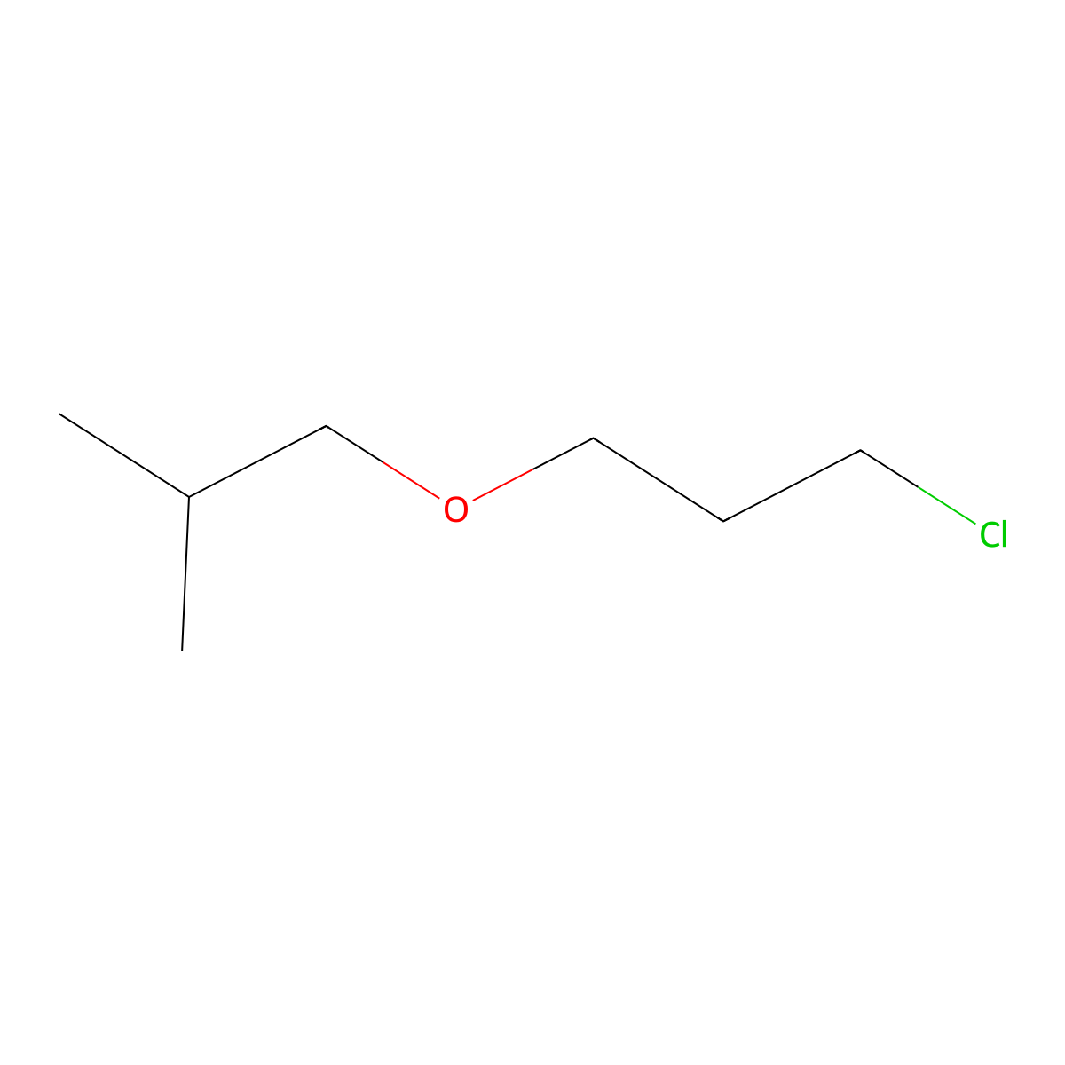 1-Chloro-3-(2-methylpropoxy)propane molecular structure, CAS 1016698-35-3