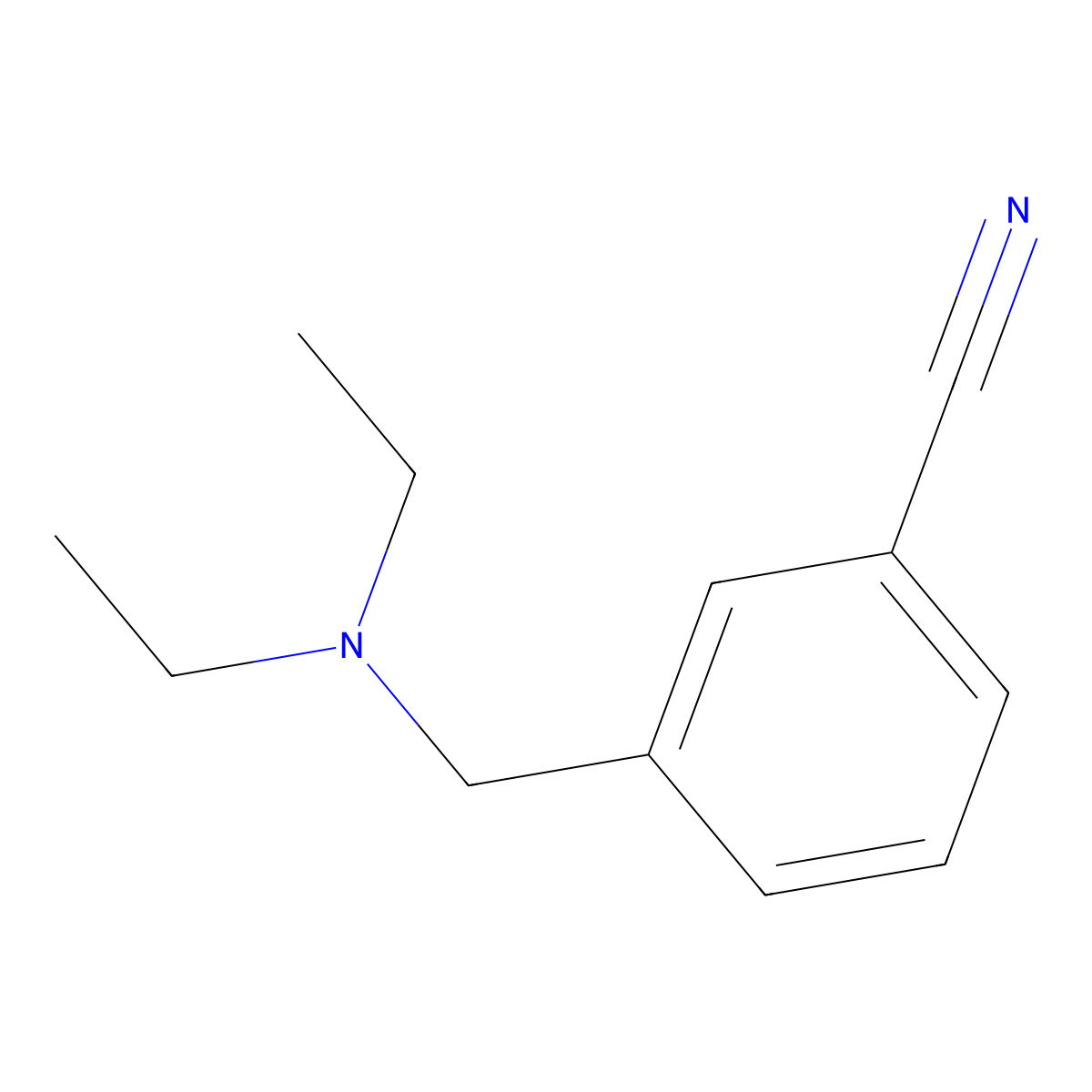 3-[(Diethylamino)methyl]benzonitrile molecular structure, CAS 1016701-33-9