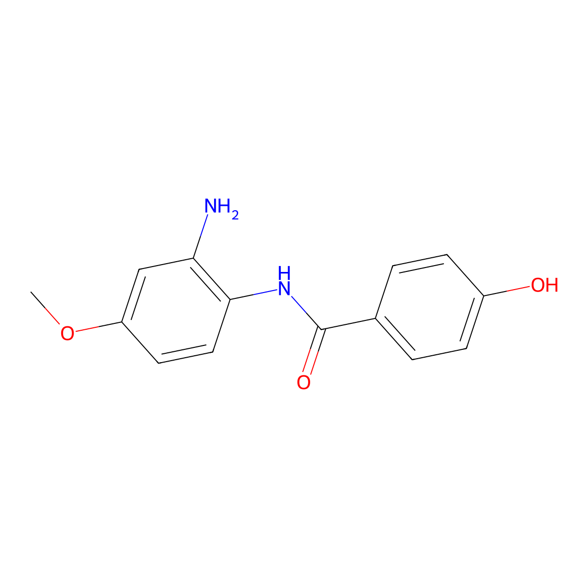 N-(2-Amino-4-methoxyphenyl)-4-hydroxybenzamide molecular structure, CAS 1016704-90-7