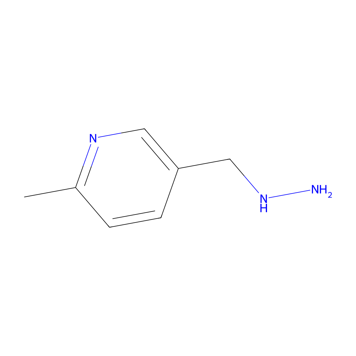 5-(Hydrazinylmethyl)-2-methylpyridine molecular structure, CAS 1016705-16-0