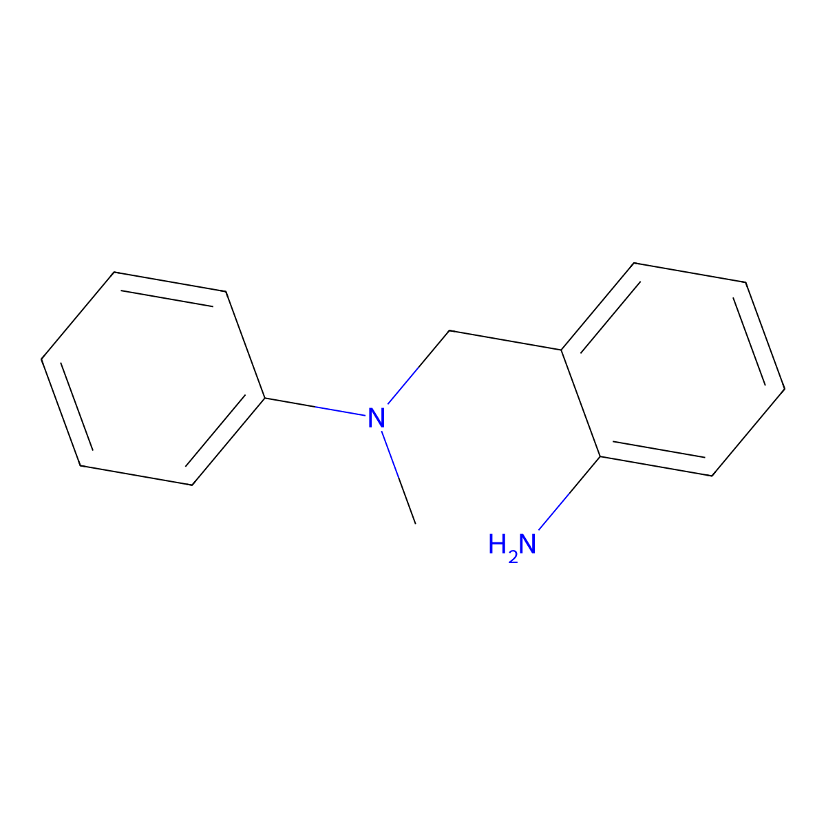 2-{[Methyl(phenyl)amino]methyl}aniline molecular structure, CAS 1016726-78-5