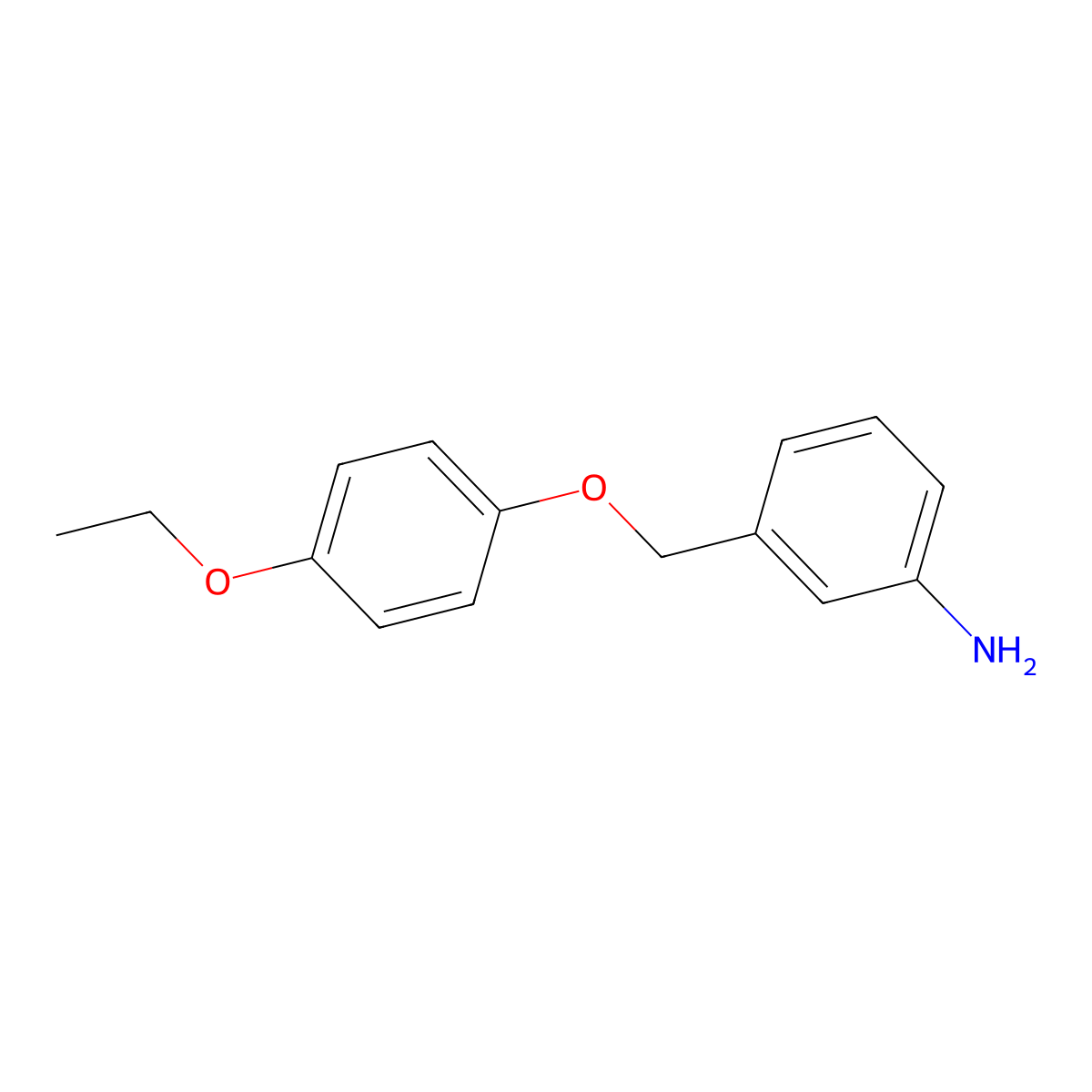 3-[(4-Ethoxyphenoxy)methyl]aniline molecular structure, CAS 1016729-14-8