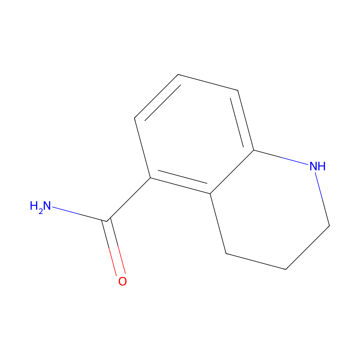 1,2,3,4-Tetrahydroquinoline-5-carboxamide molecular structure, CAS 1016734-68-1