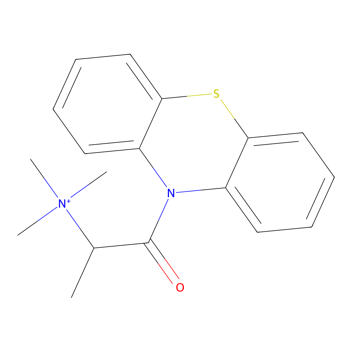 Phenthimentonium molecular structure, CAS 101674-11-7