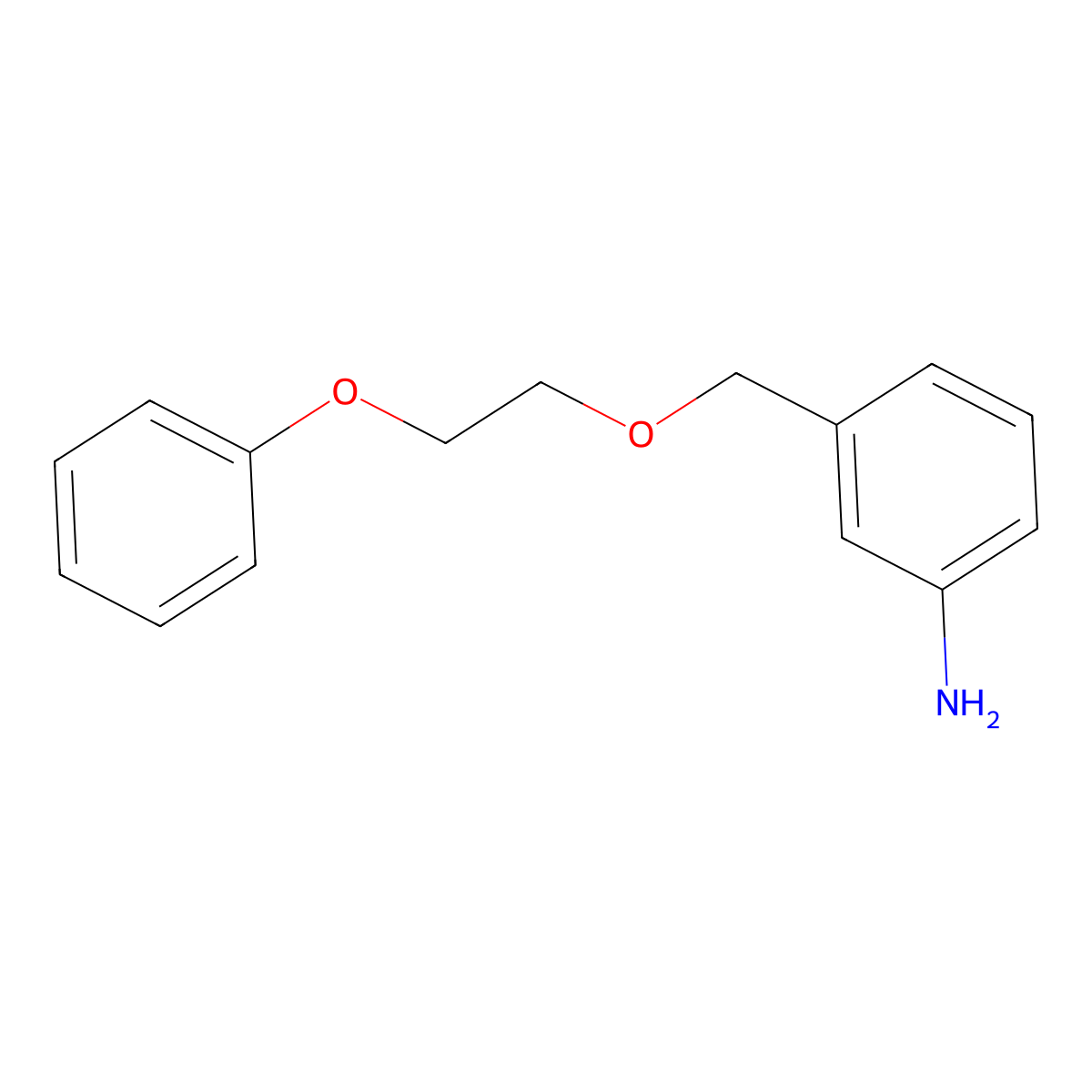 3-[(2-Phenoxyethoxy)methyl]aniline molecular structure, CAS 1016749-42-0