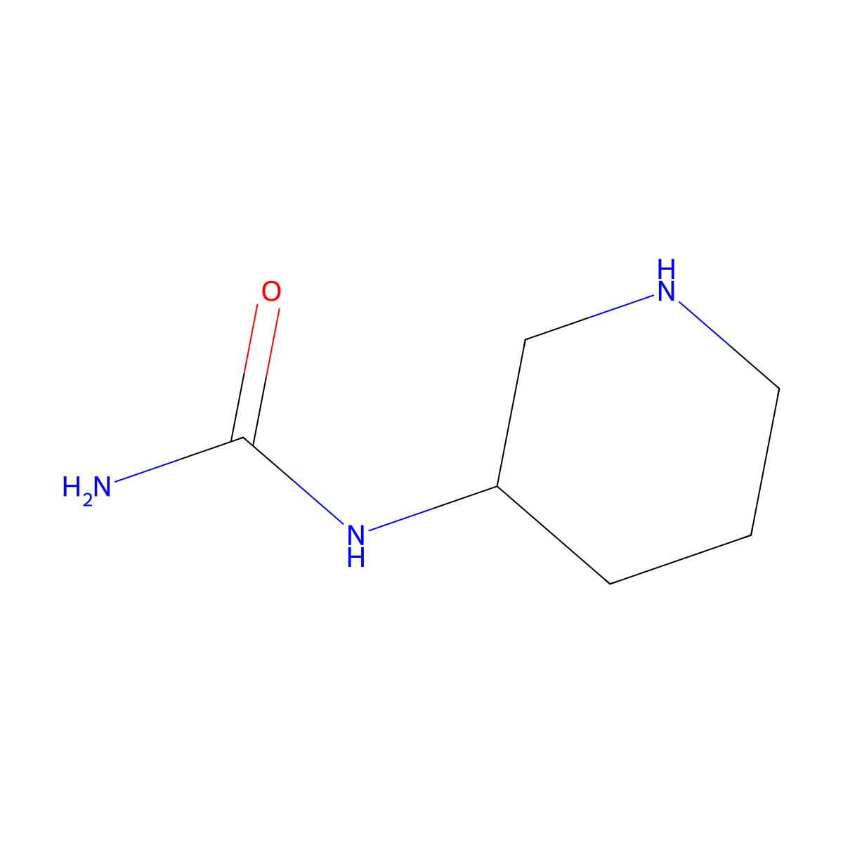 (Piperidin-3-yl)urea molecular structure, CAS 1016751-11-3