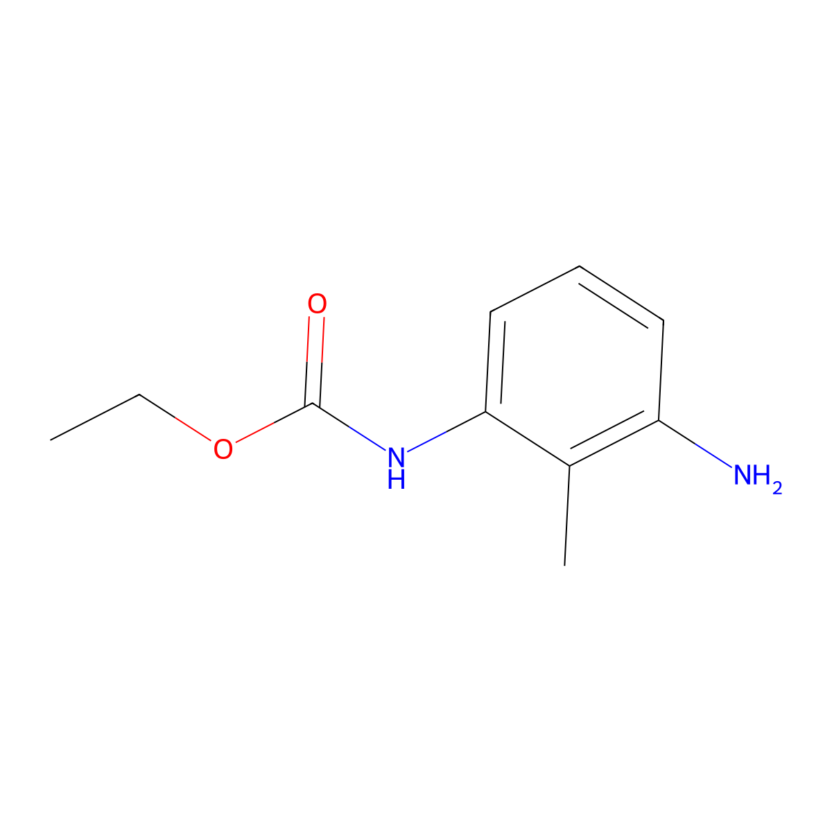ethyl N-(3-amino-2-methylphenyl)carbamate molecular structure, CAS 1016755-26-2
