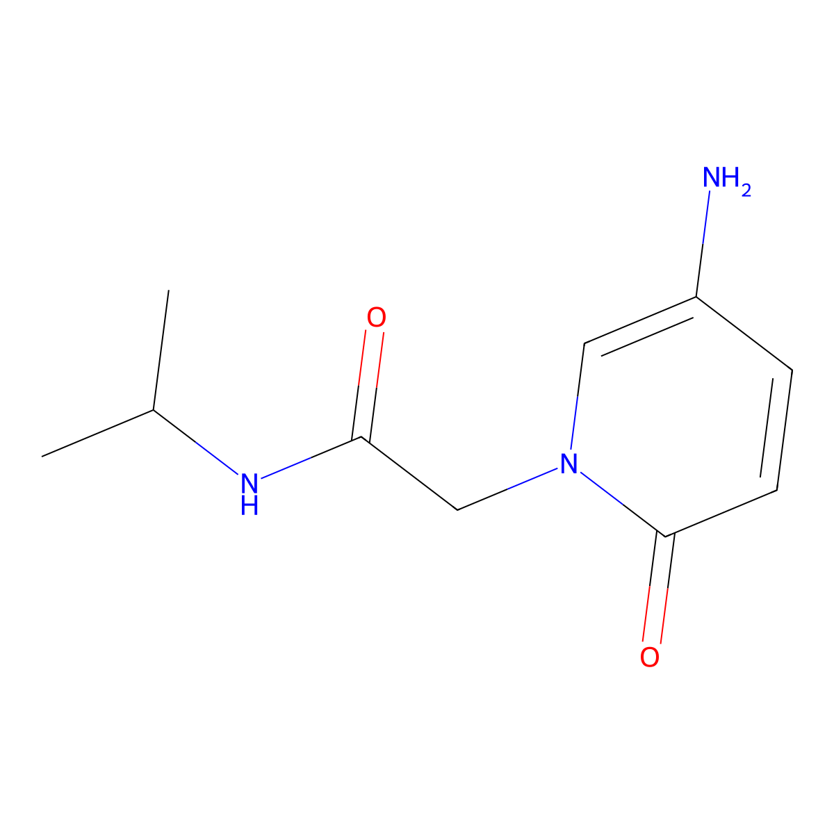 2-(5-Amino-2-oxo-1,2-dihydropyridin-1-YL)-N-(propan-2-YL)acetamide molecular structure, CAS 1016758-31-8
