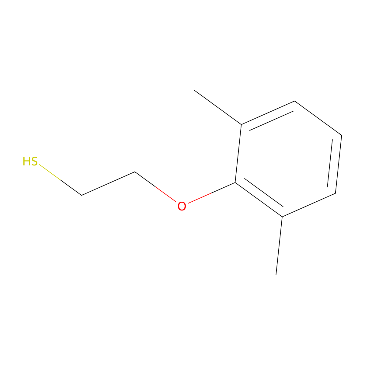 2-(2,6-Dimethylphenoxy)ethane-1-thiol molecular structure, CAS 1016760-64-7