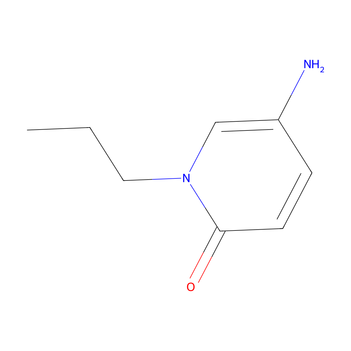 5-Amino-1-propyl-1,2-dihydropyridin-2-one molecular structure, CAS 1016767-37-5
