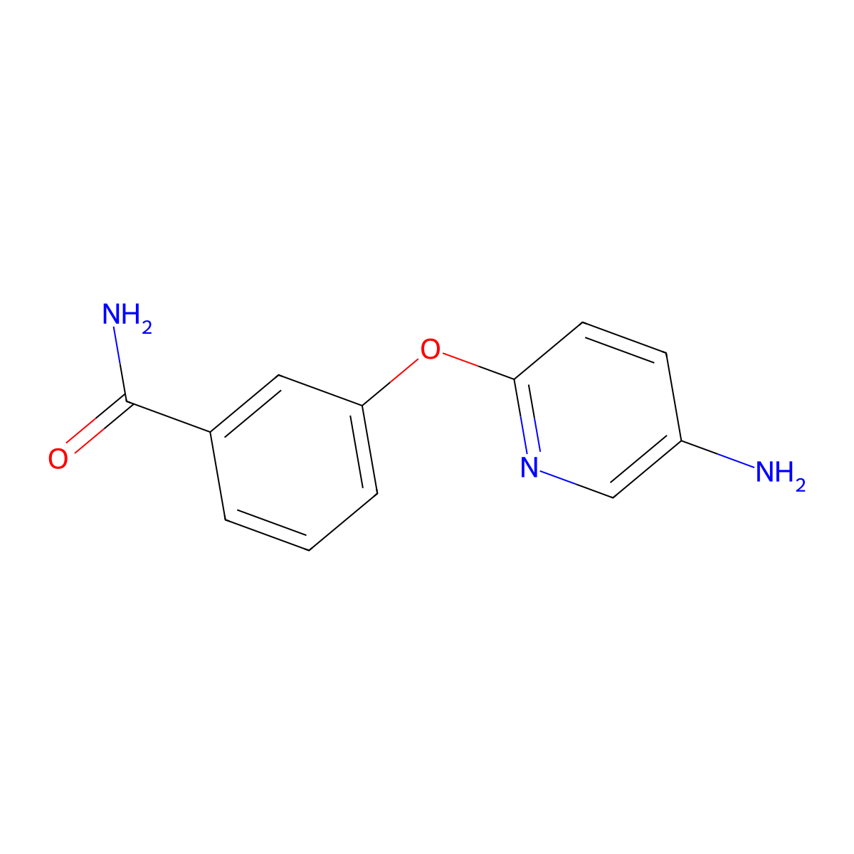 3-((5-Aminopyridin-2-yl)oxy)benzamide molecular structure, CAS 1016778-72-5