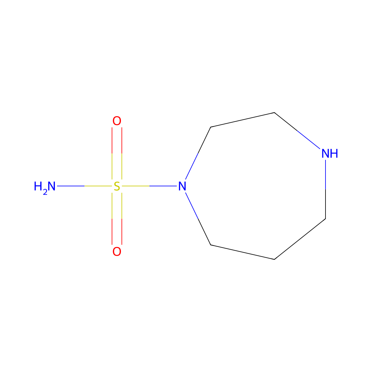1,4-Diazepane-1-sulfonamide molecular structure, CAS 1016797-88-8