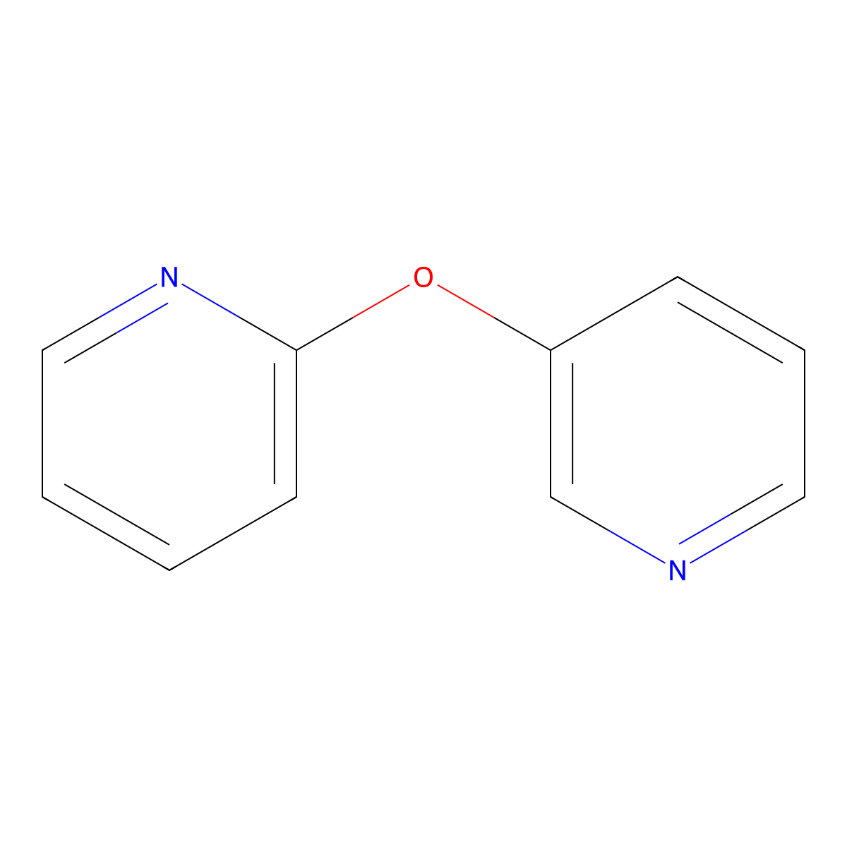 2-(Pyridin-3-yloxy)pyridine molecular structure, CAS 10168-50-0