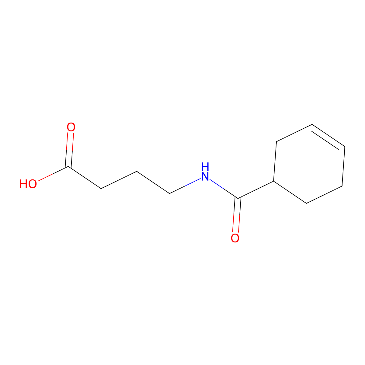 4-(Cyclohex-3-en-1-ylformamido)butanoic acid molecular structure, CAS 1016804-29-7