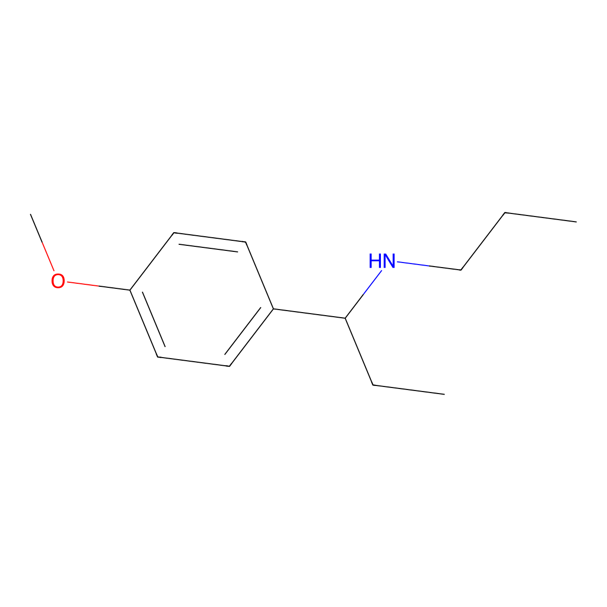[1-(4-Methoxyphenyl)propyl](propyl)amine molecular structure, CAS 1016813-94-7
