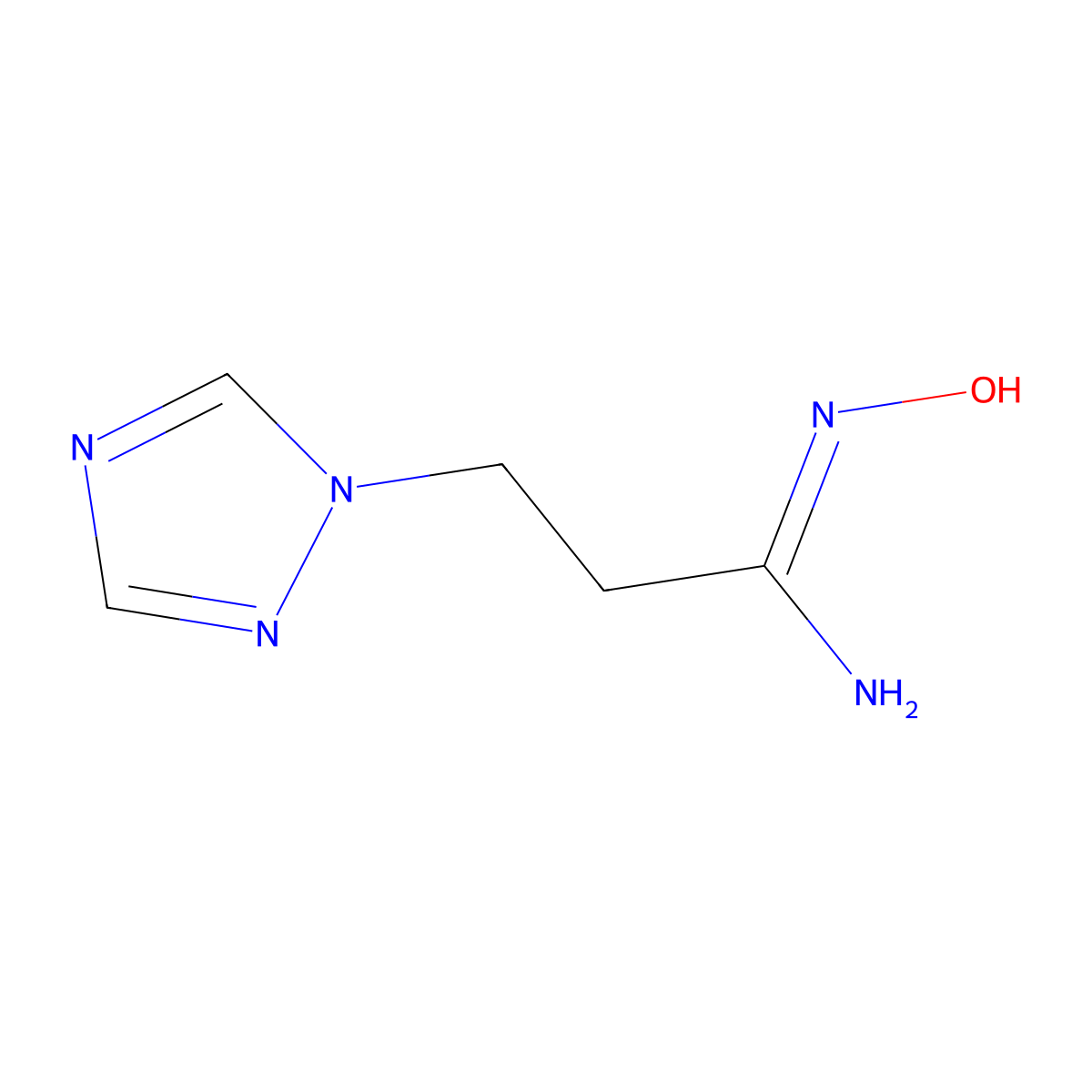 n'-Hydroxy-3-(1h-1,2,4-triazol-1-yl)propanimidamide molecular structure, CAS 1016815-34-1