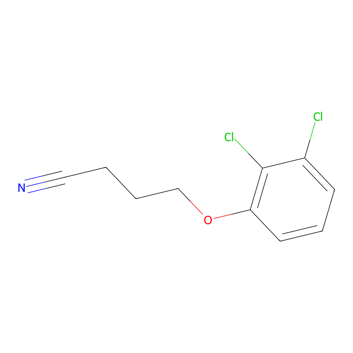 4-(2,3-Dichloro-phenoxy)butanenitrile molecular structure, CAS 1016831-33-6