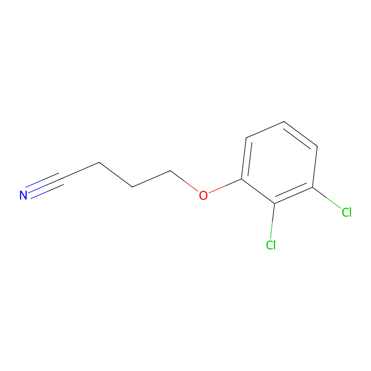 4-(2,3-Dichloro-phenoxy)butanenitrile molecular structure, CAS 1016831-33-6