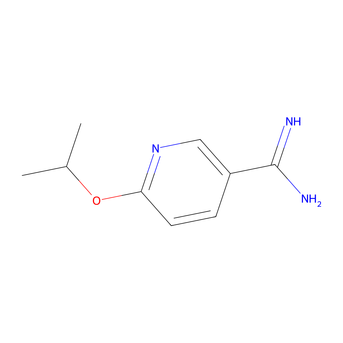 6-Isopropoxynicotinimidamide molecular structure, CAS 1016838-19-9