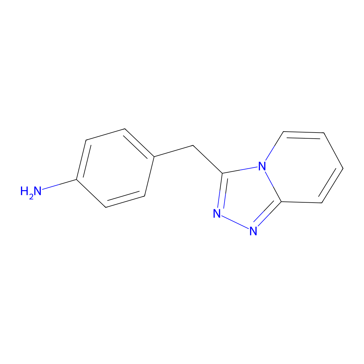 4-{[1,2,4]Triazolo[4,3-a]pyridin-3-ylmethyl}aniline molecular structure, CAS 1016839-14-7