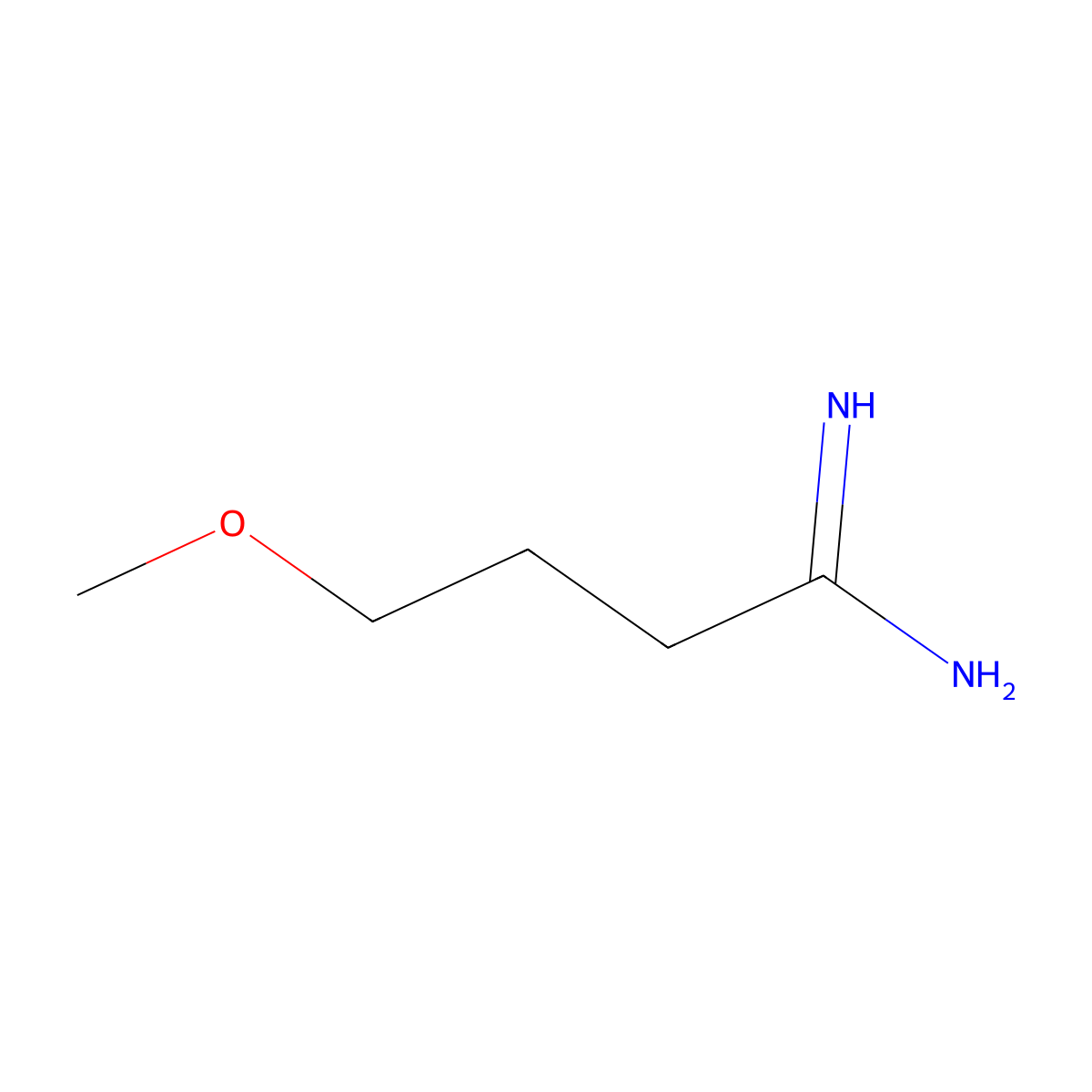 4-Methoxybutanimidamide molecular structure, CAS 1016842-01-5