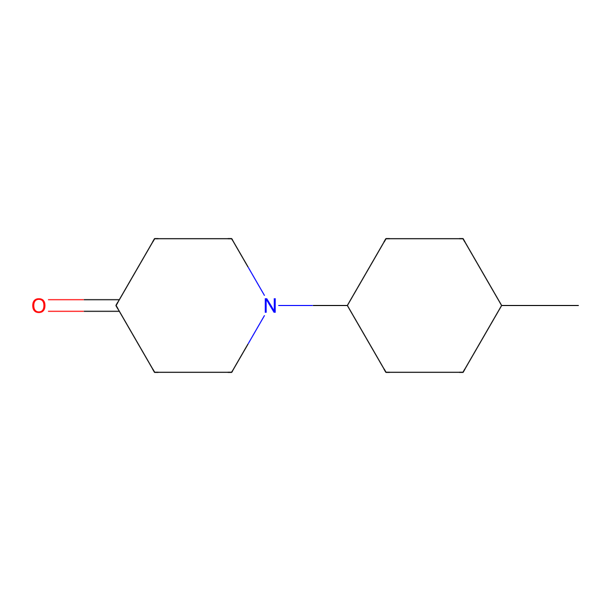 1-(4-Methylcyclohexyl)piperidin-4-one molecular structure, CAS 1016842-16-2