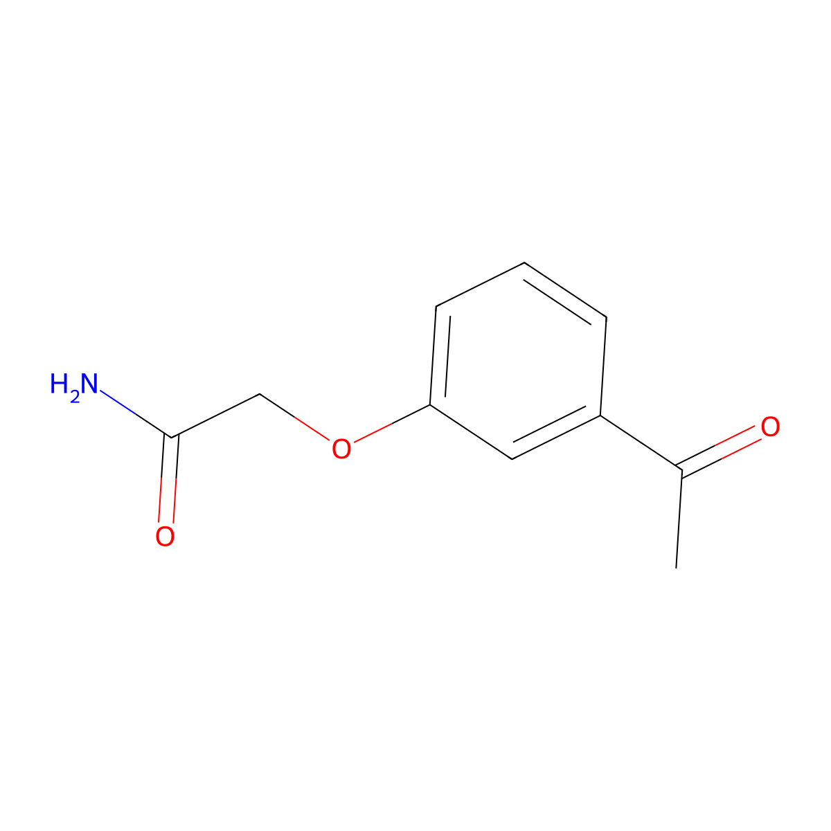 2-(3-Acetylphenoxy)acetamide molecular structure, CAS 1016845-72-9