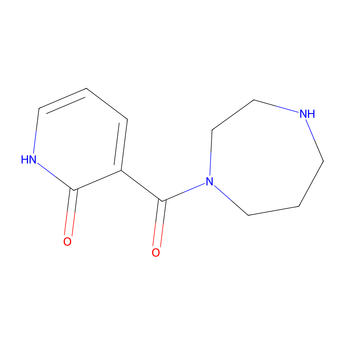 3-(1,4-Diazepane-1-carbonyl)pyridin-2-ol molecular structure, CAS 1016851-38-9
