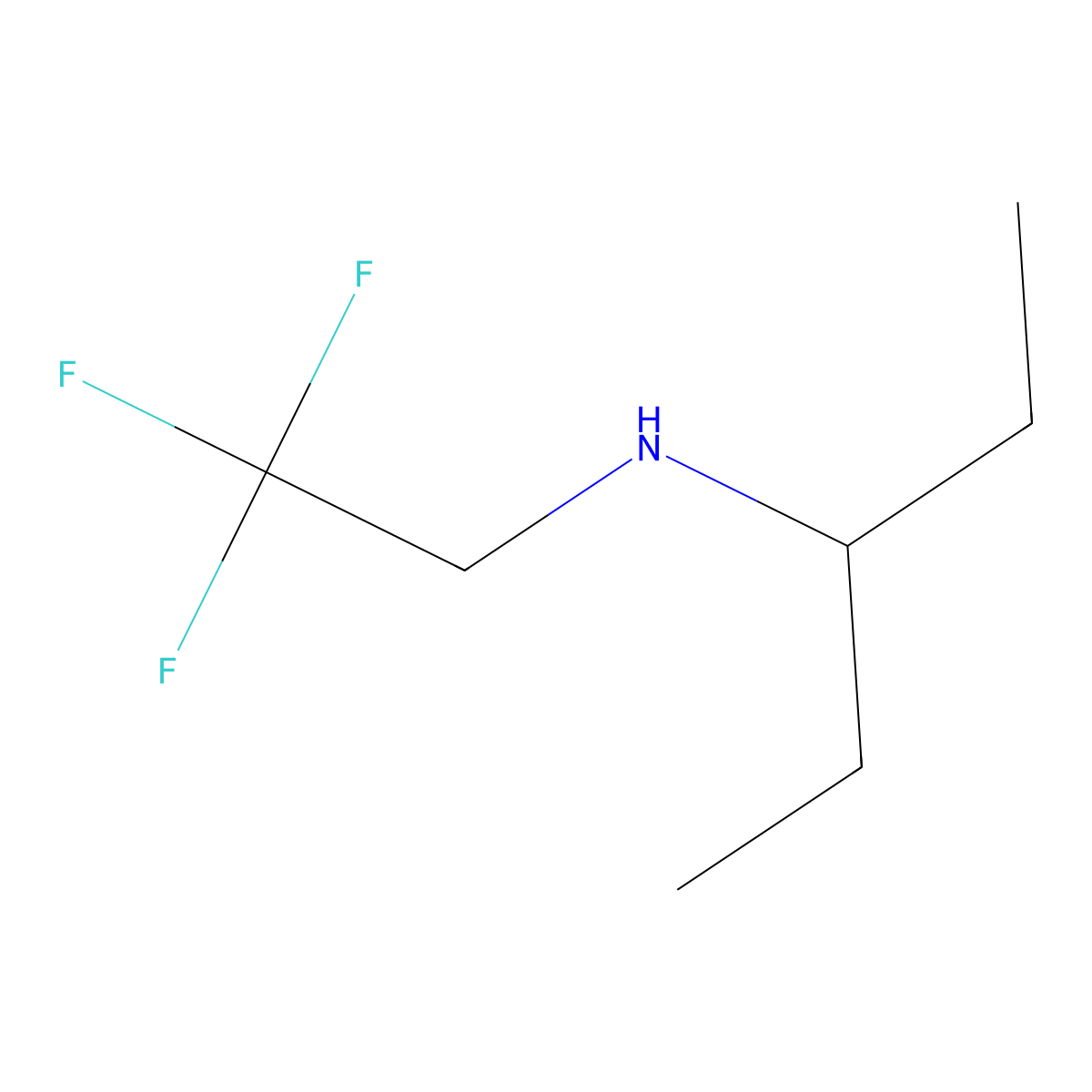(Pentan-3-yl)(2,2,2-trifluoroethyl)amine molecular structure, CAS 1016855-24-5
