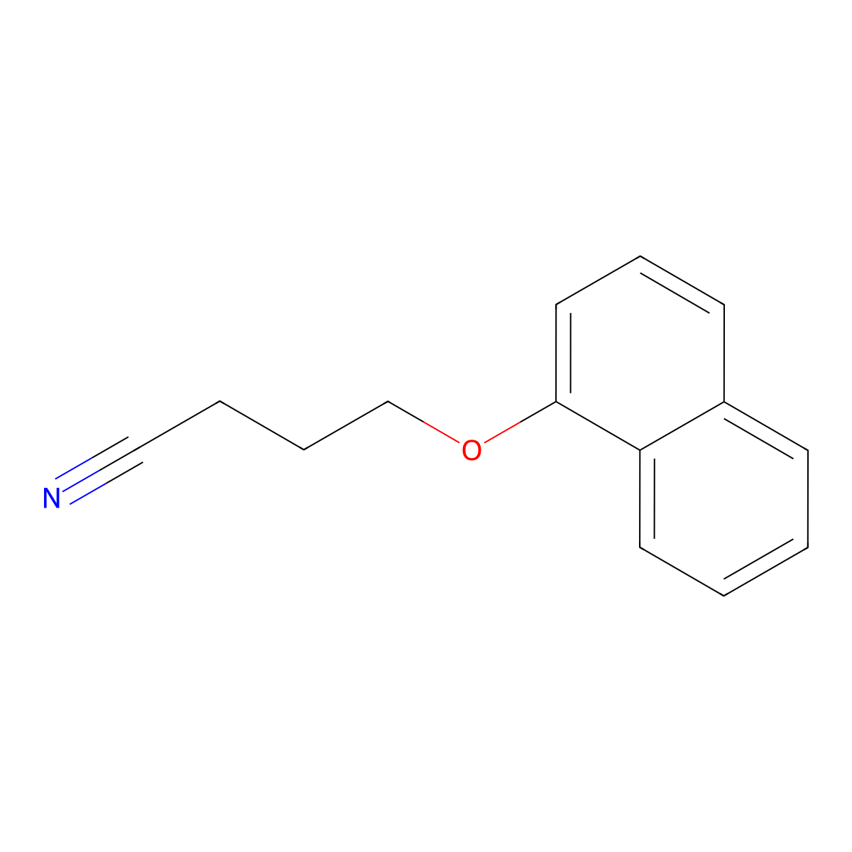 4-(Naphthalen-1-yloxy)butanenitrile molecular structure, CAS 1016860-12-0
