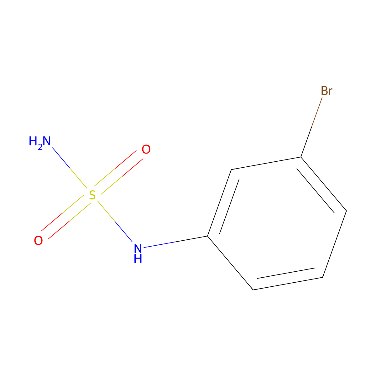 N-(3-Bromophenyl)aminosulfonamide molecular structure, CAS 1016874-42-2