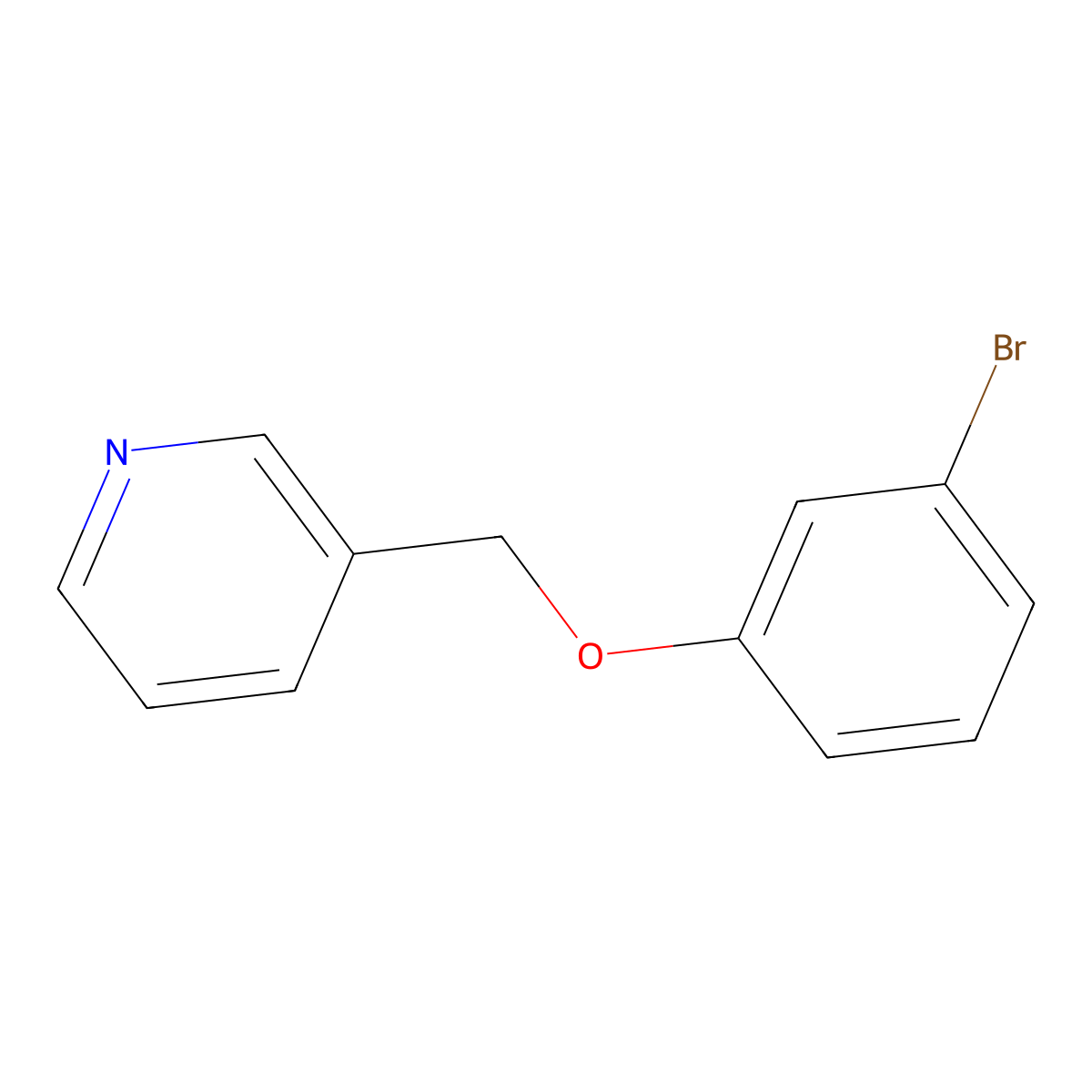 3-[(3-Bromophenoxy)methyl]pyridine molecular structure, CAS 1016889-14-7