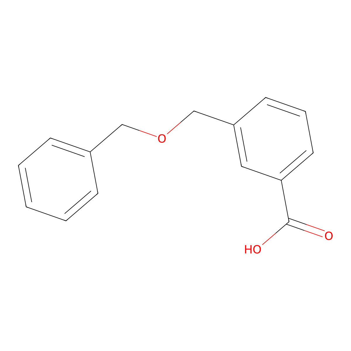 3-[(Phenylmethoxy)methyl]benzoic acid molecular structure, CAS 1016891-82-9