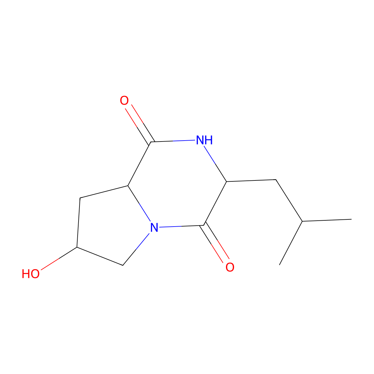 Cyclo(Hpro-Leu) molecular structure, CAS 1016899-93-6